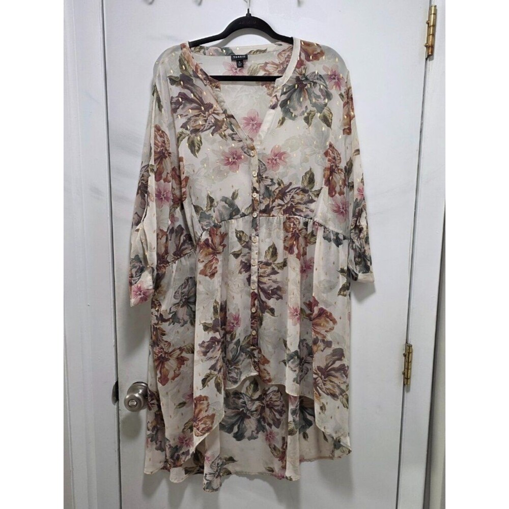 EUC Torrid Size 4 High-Low Blouse